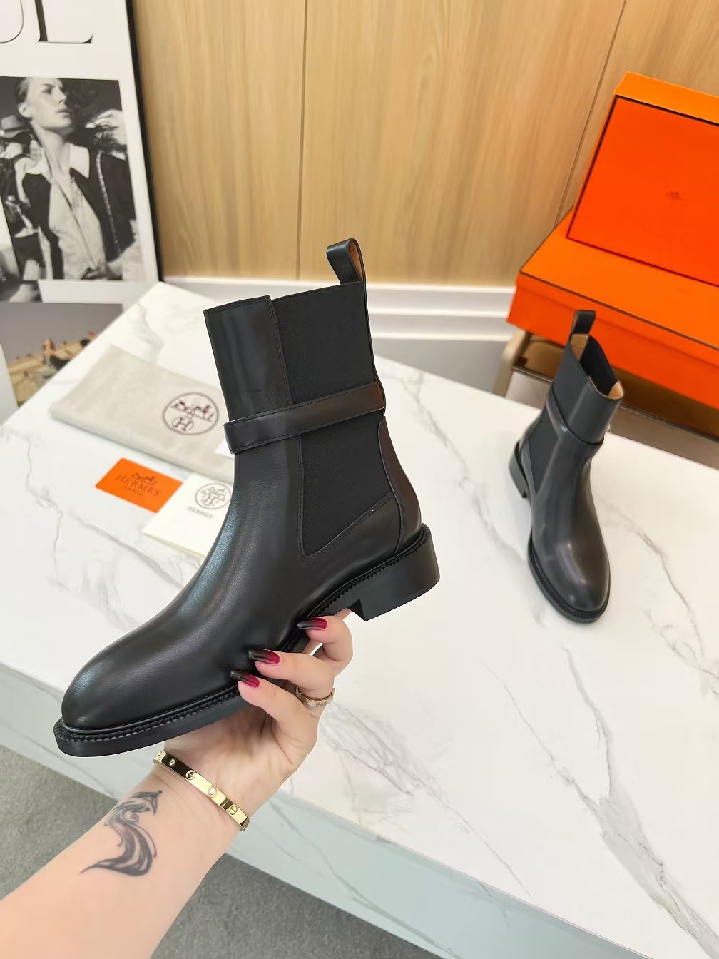 A-Grade High Quality Her-mes Boot