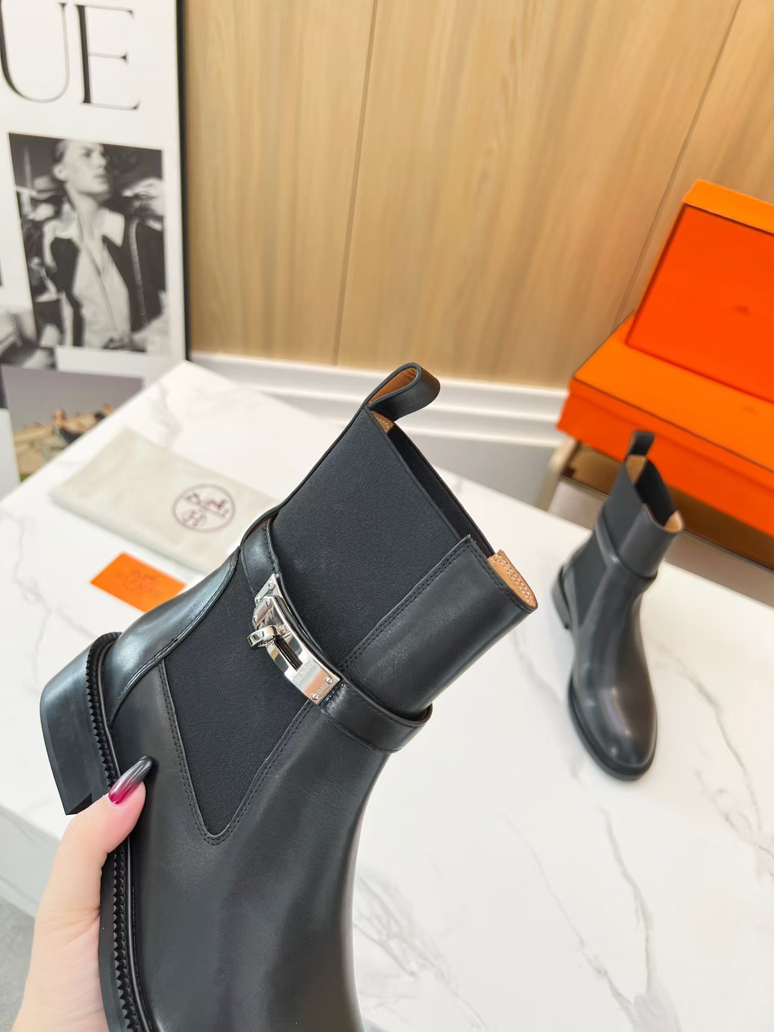 A-Grade High Quality Her-mes Boot