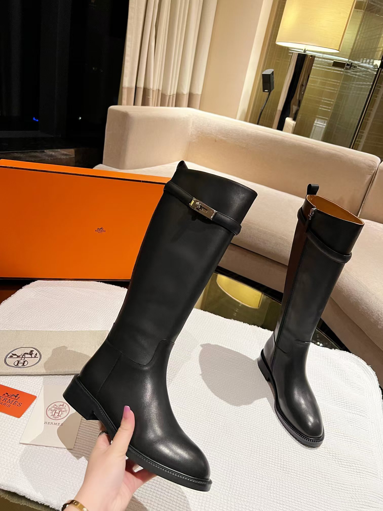 A-Grade High Quality Her-mes Boot