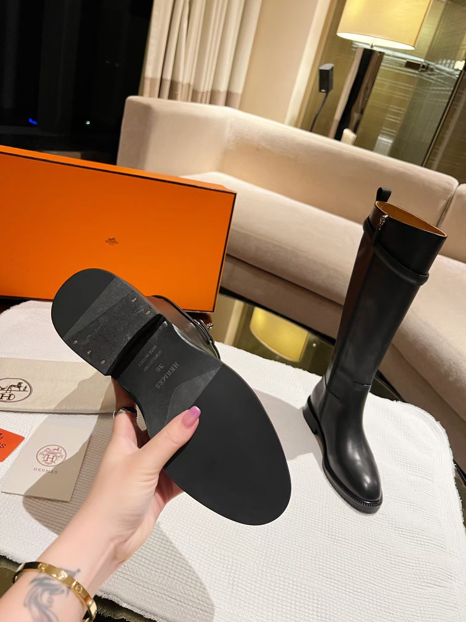 A-Grade High Quality Her-mes Boot