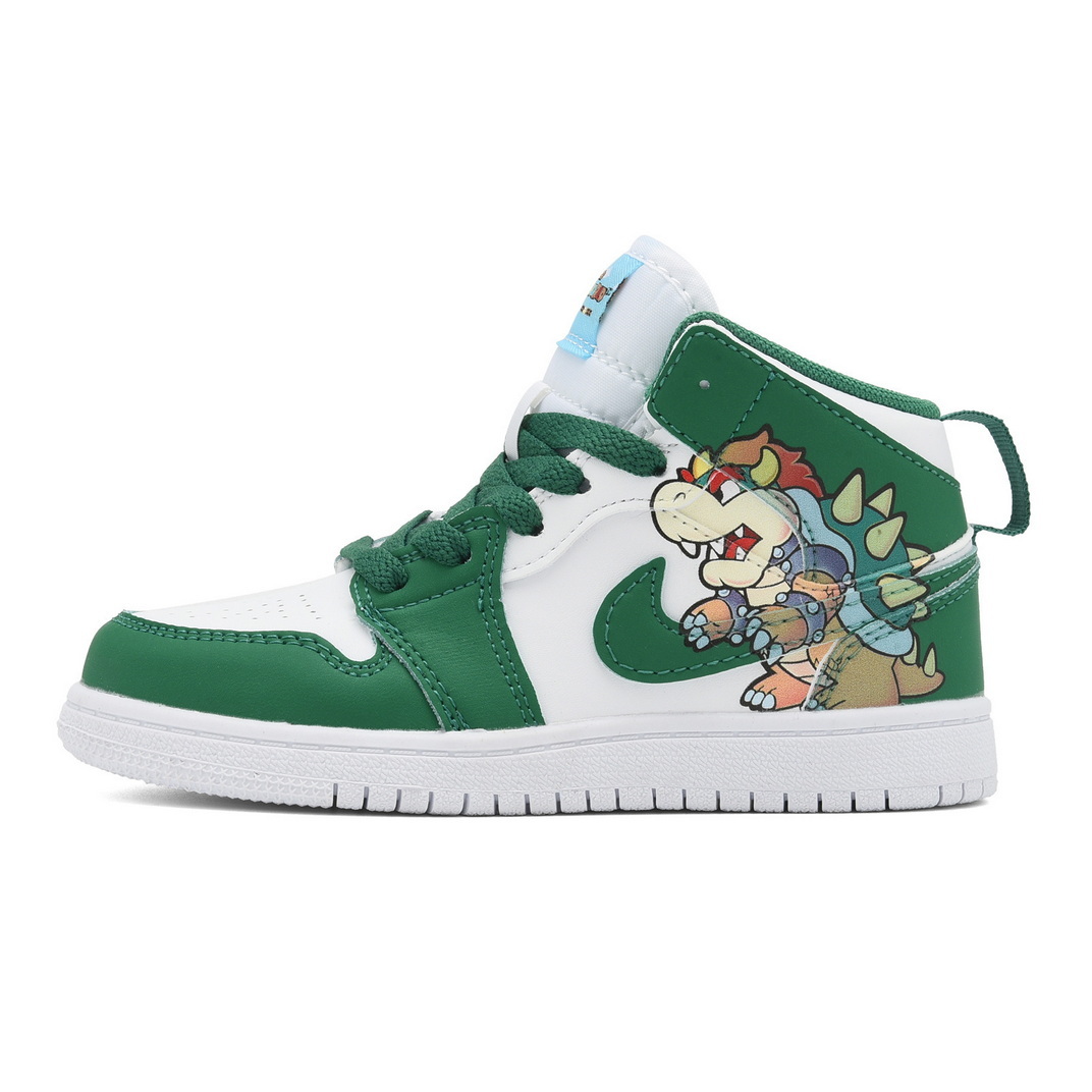 Jor-dan 1 Mid Kid #H-2021众h