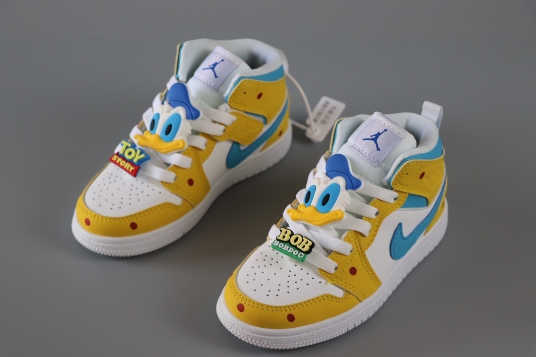 Jor-dan 1 Mid Kid #H-2021众h