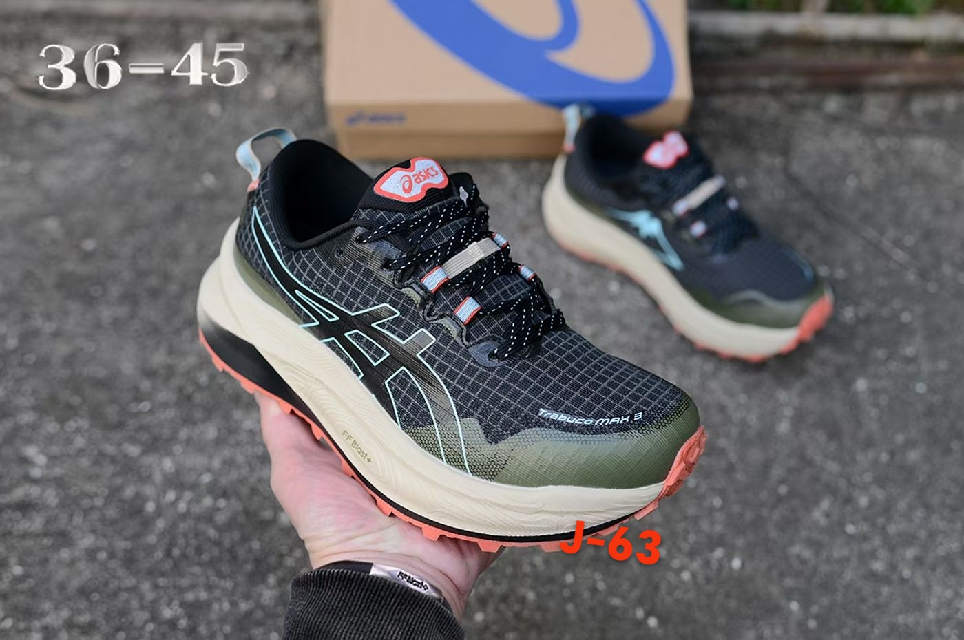A-sics Gel-Trabuco Max 3（J-63）