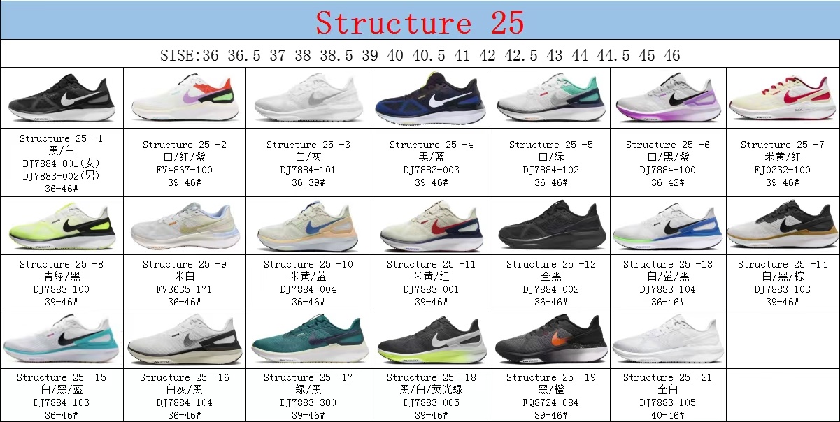 Nike Zoom Structure 25（H-21）