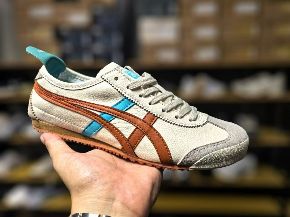 A-sics Onit-suka Tiger Leather #唐
