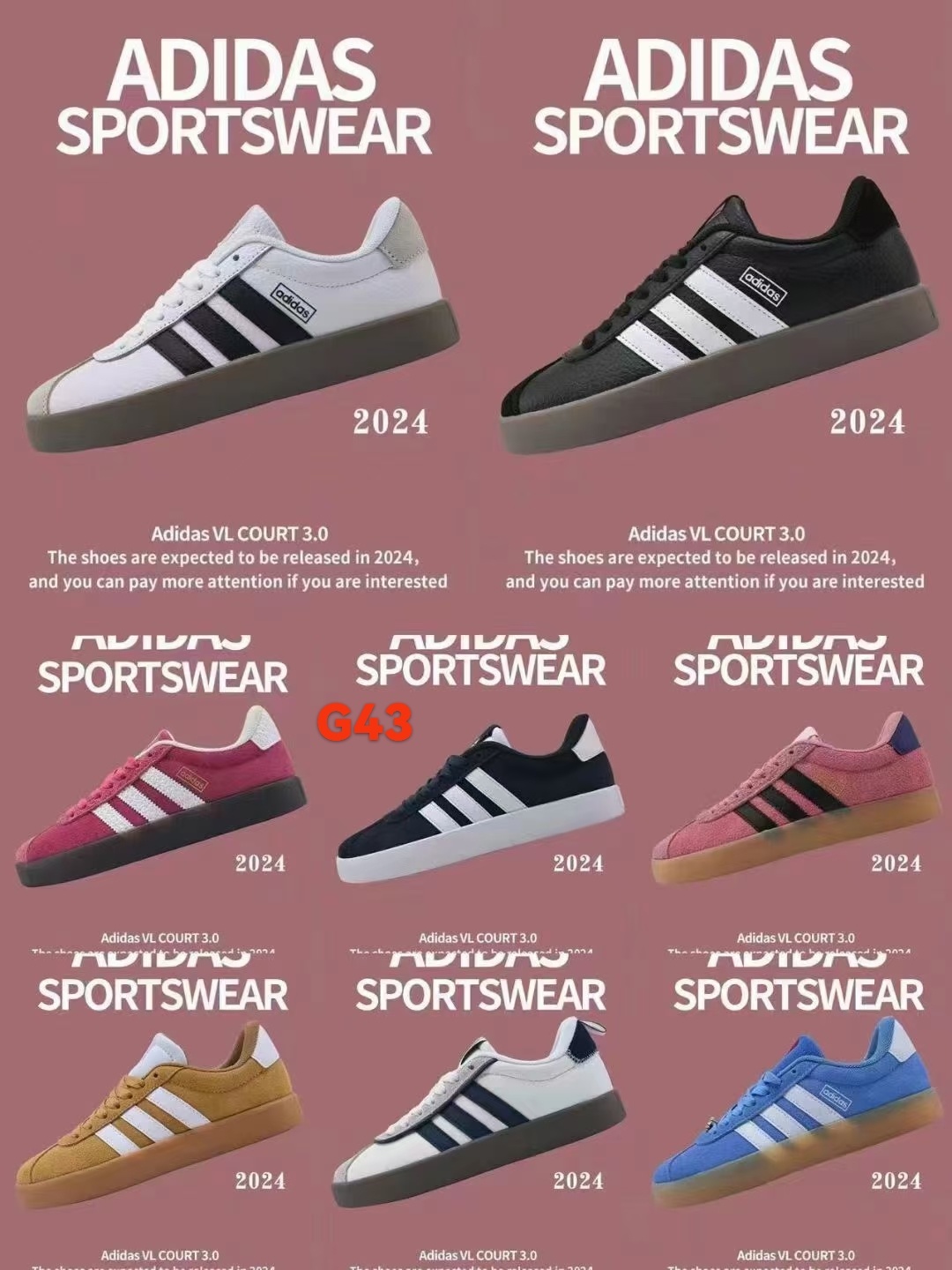 Adidas Sport Wear SB（G43）