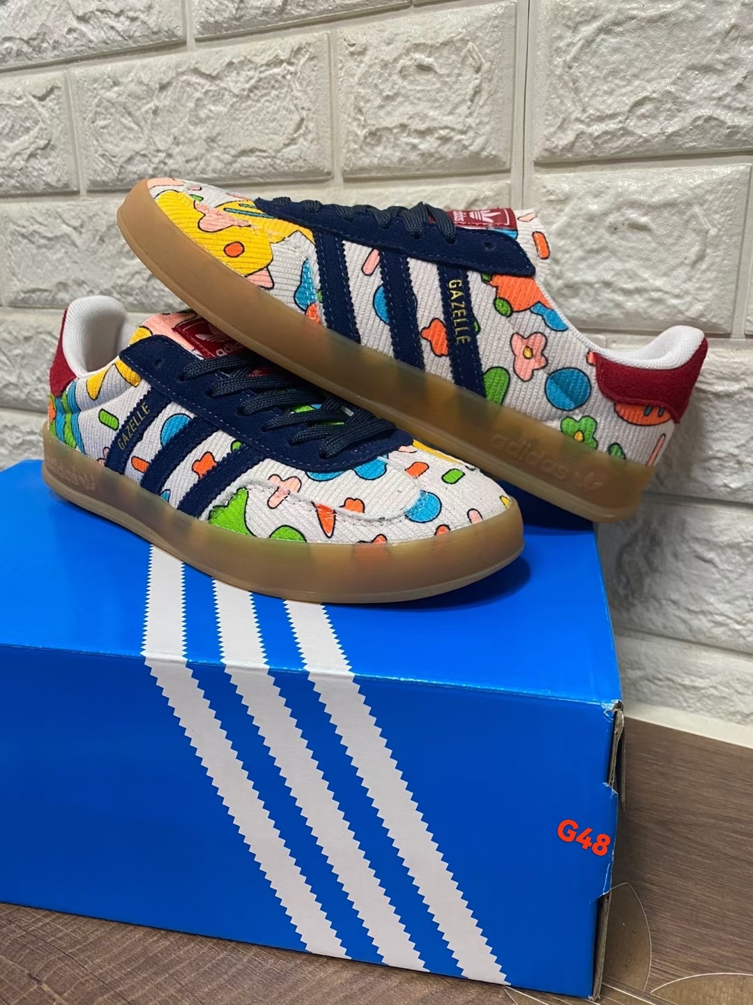 Adidas Originals Gazelle Indoor（G48 F15）