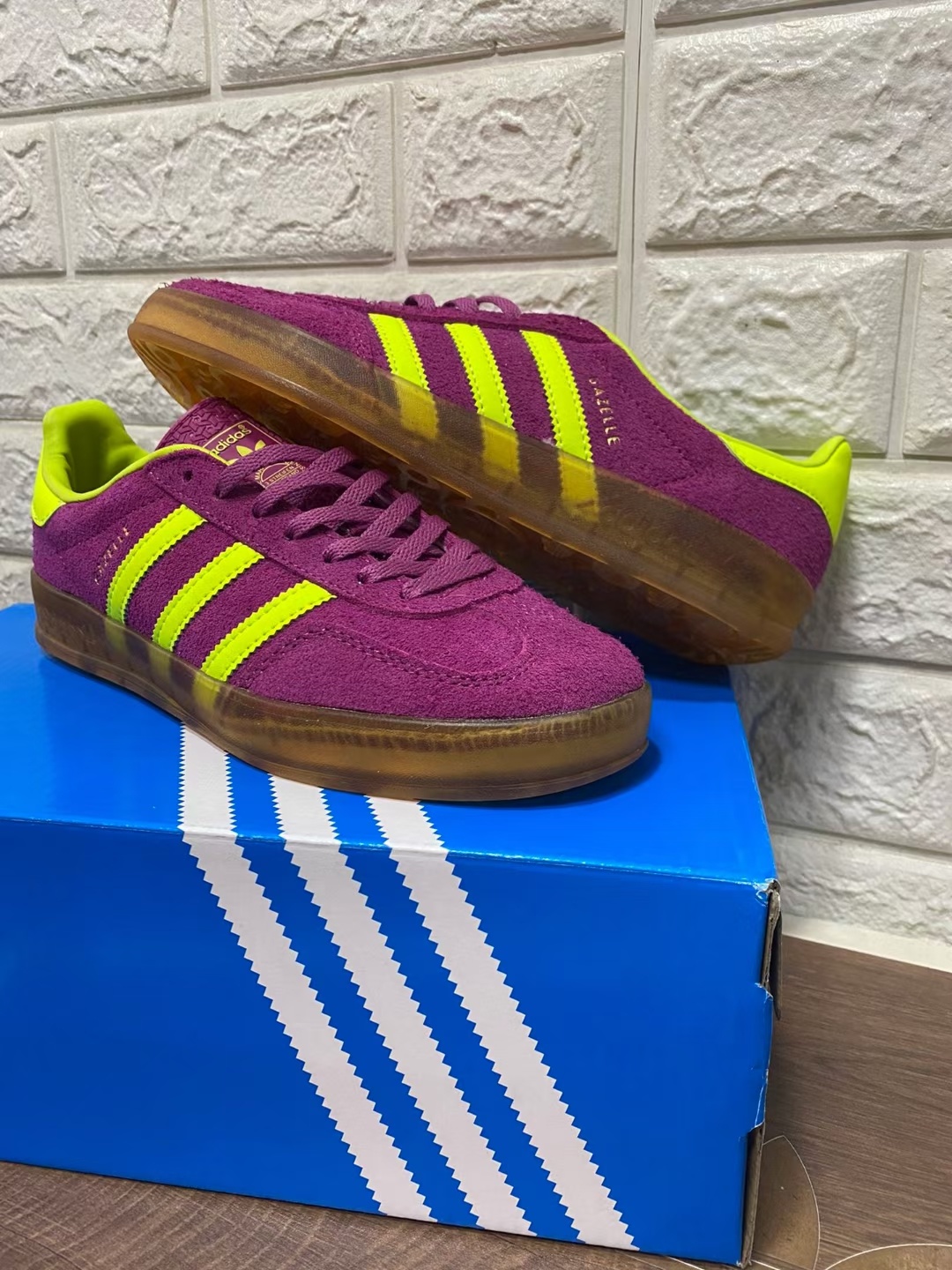 Adidas Originals Gazelle Indoor（G48 F15）