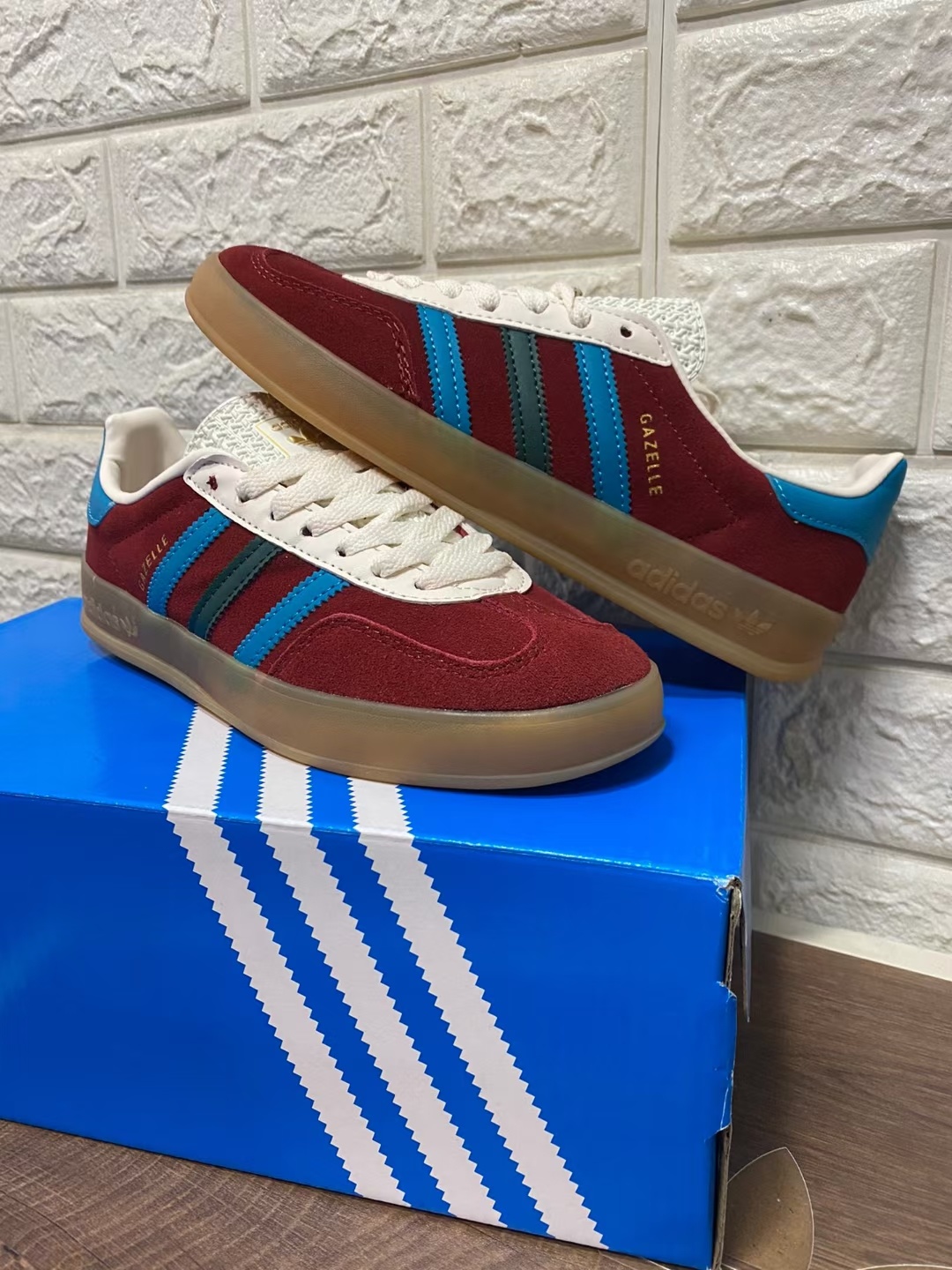 Adidas Originals Gazelle Indoor（G48 F15）