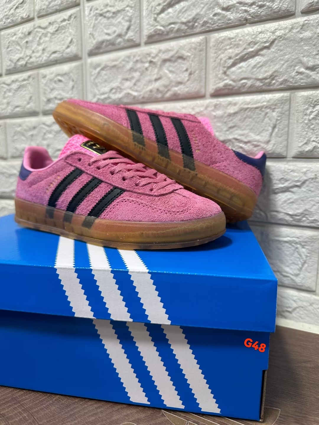 Adidas Originals Gazelle Indoor（G48 F15）
