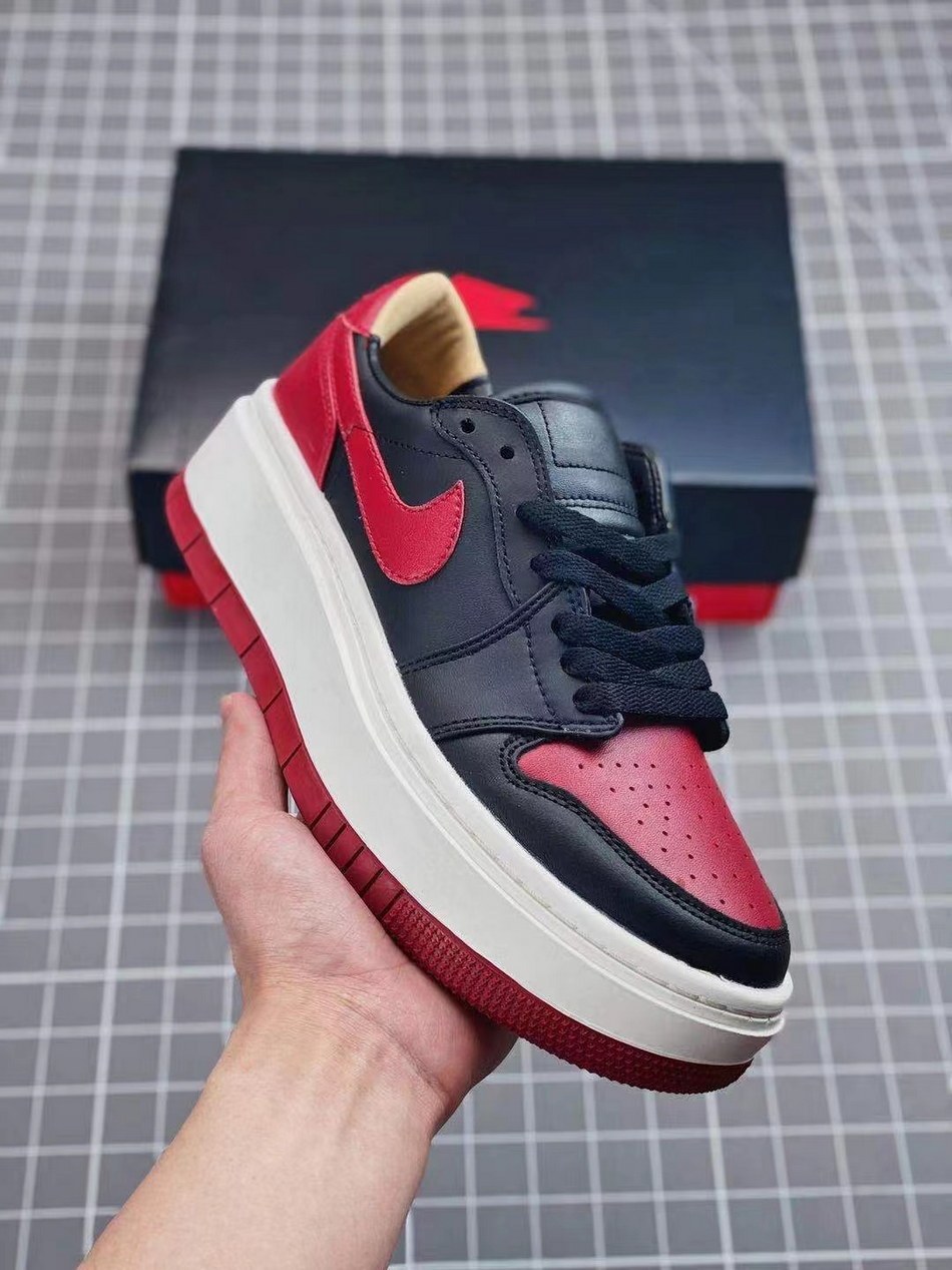 Jor-dan 1 Low Leather Thick Sole #章
