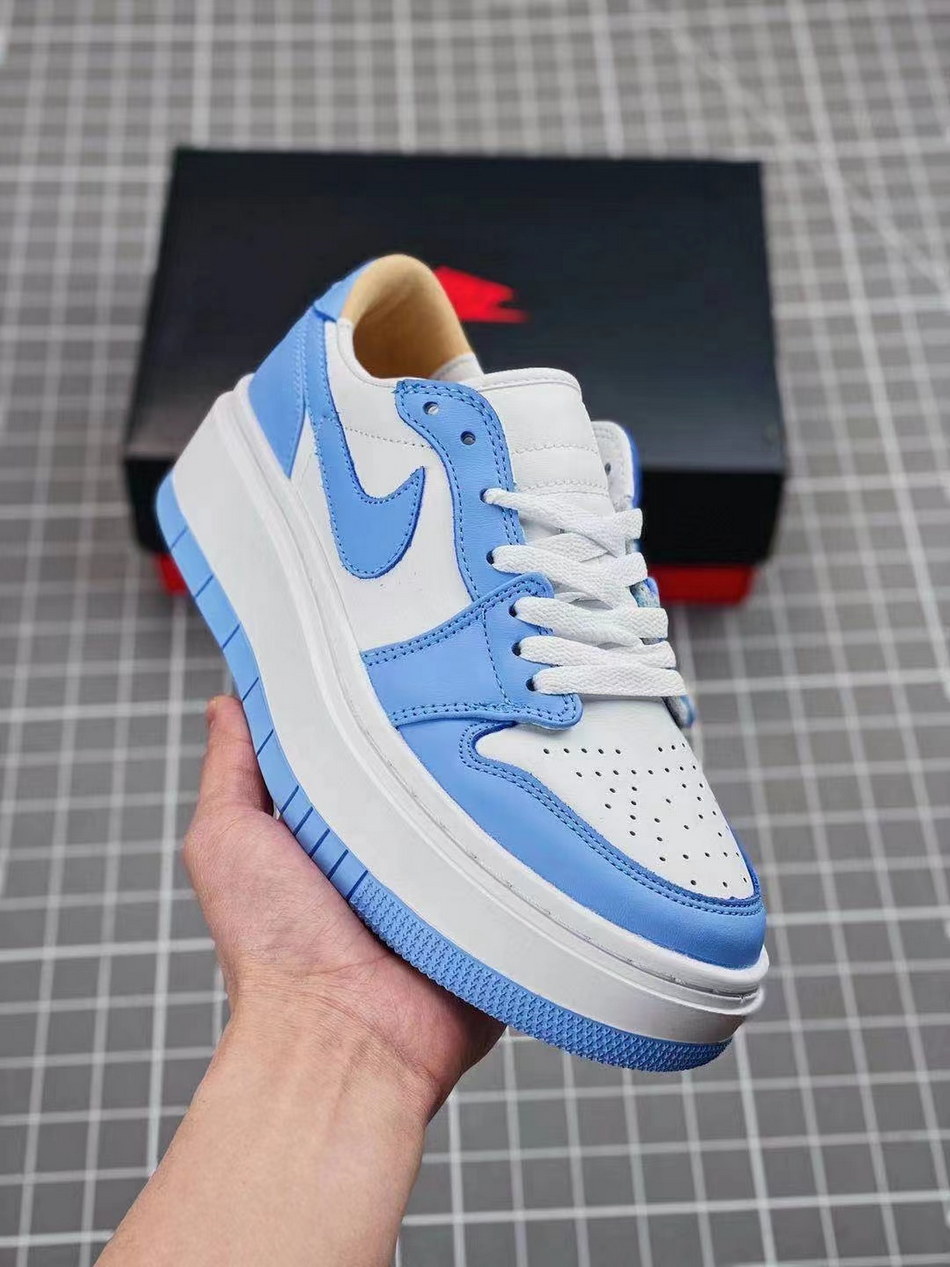 Jor-dan 1 Low Leather Thick Sole #章