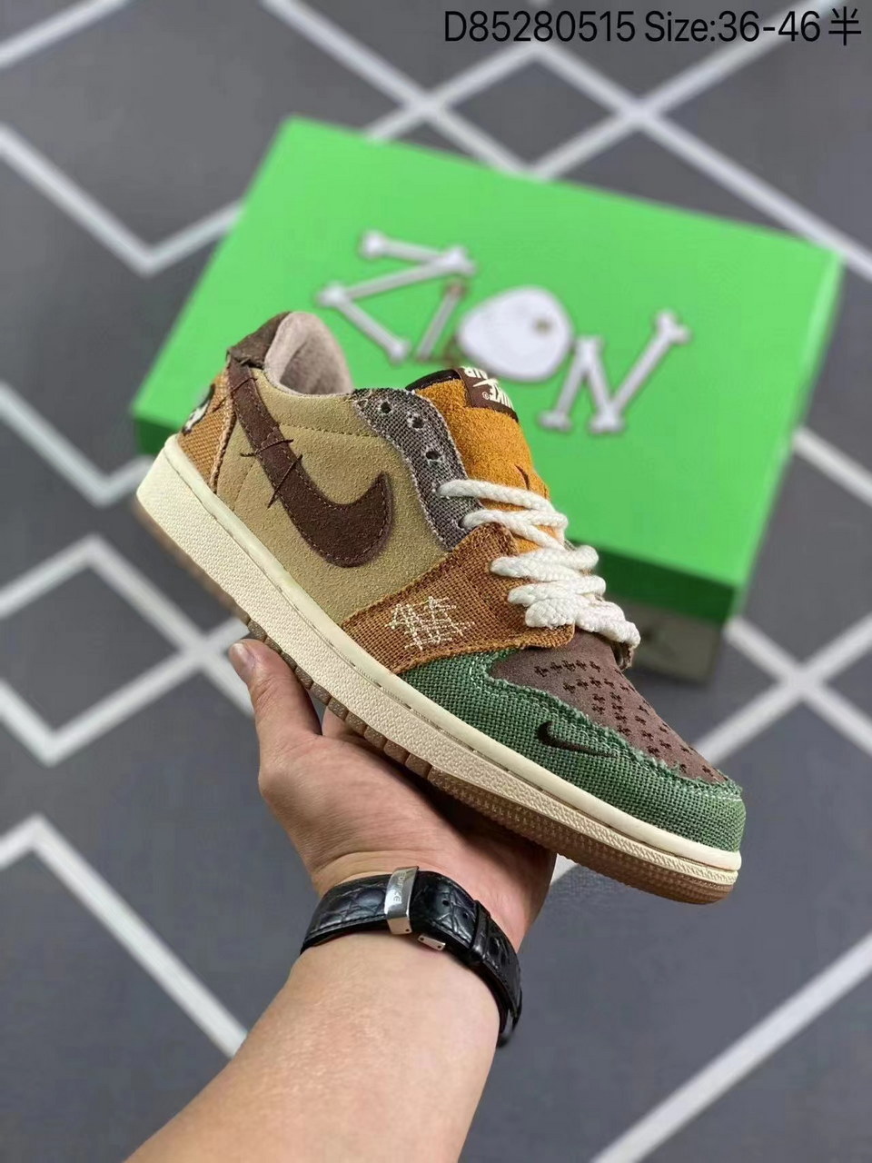 Jor-dan 1 Low Leather #章
