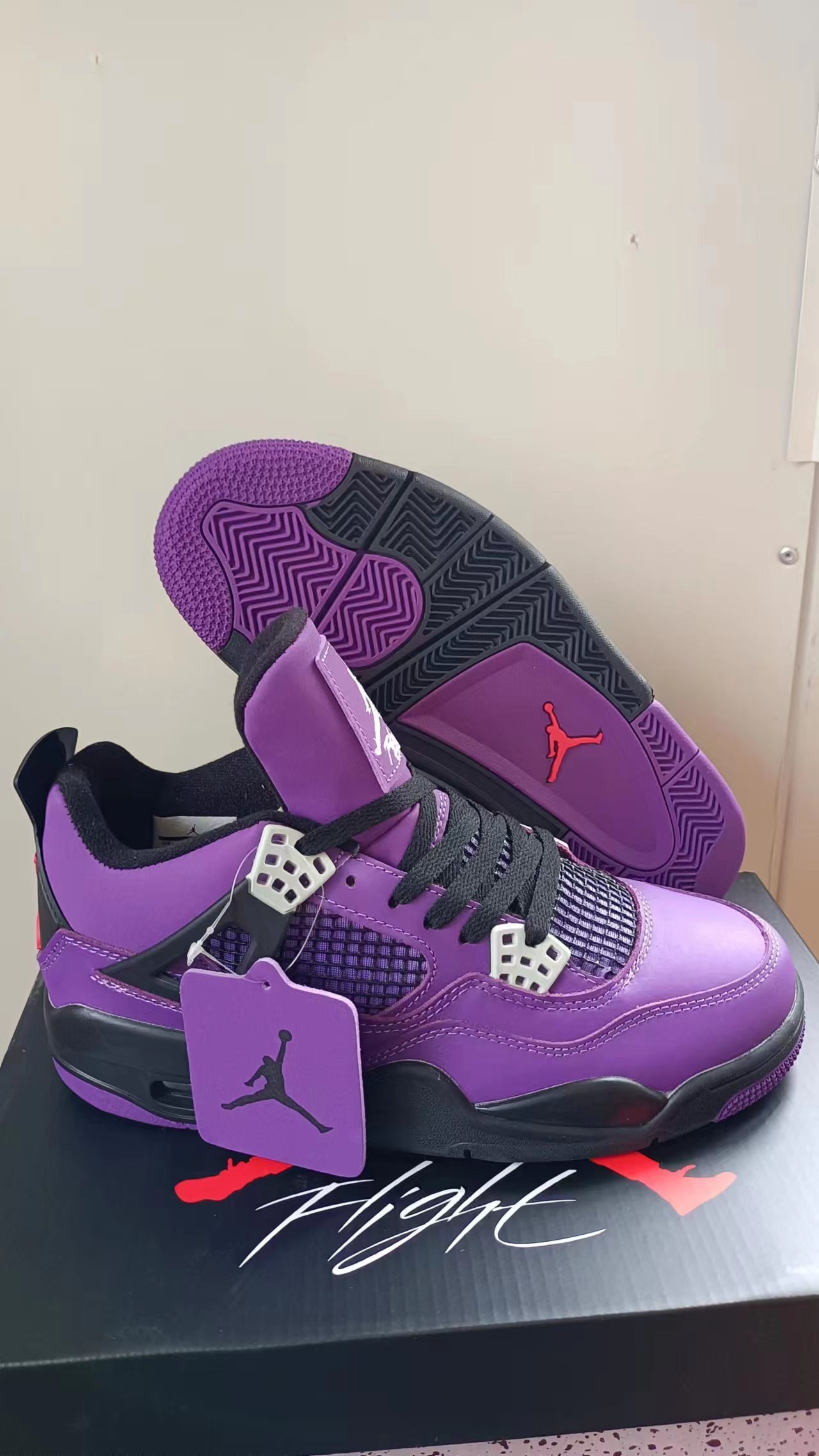 Jor-dan 4 Leather (H-j22)