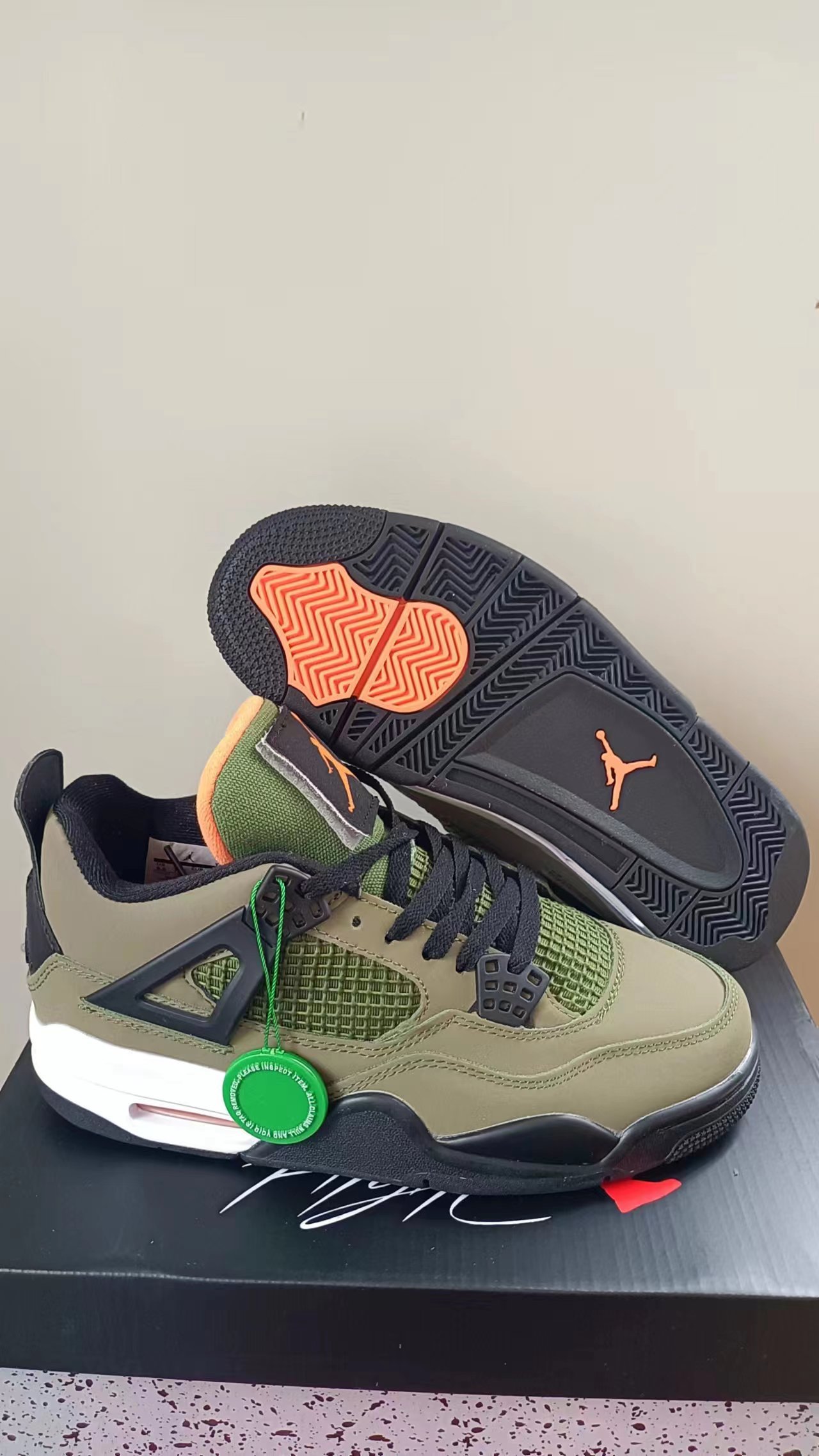 Jor-dan 4 Leather (H-j22)