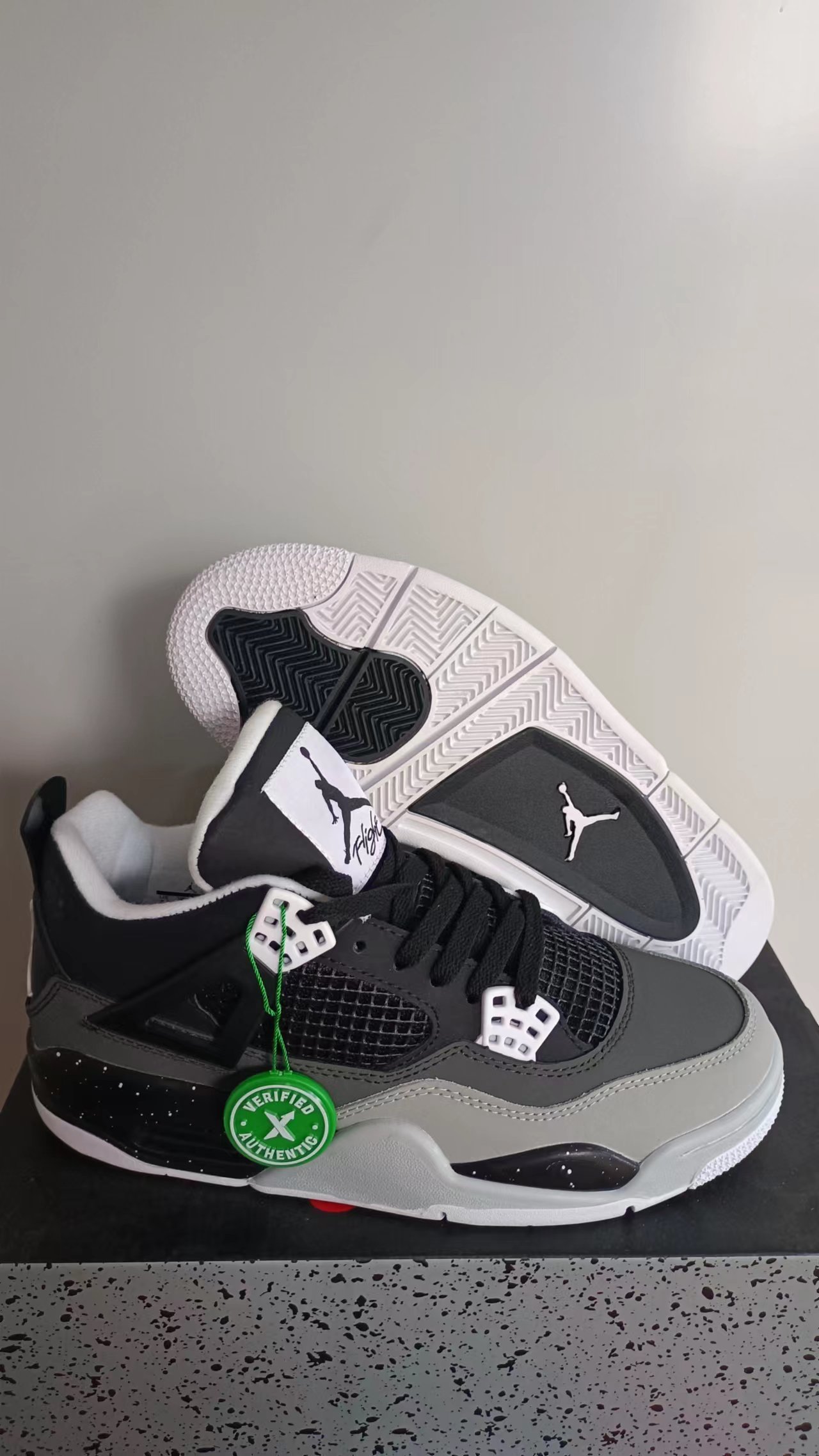 Jor-dan 4 Leather (H-j22)