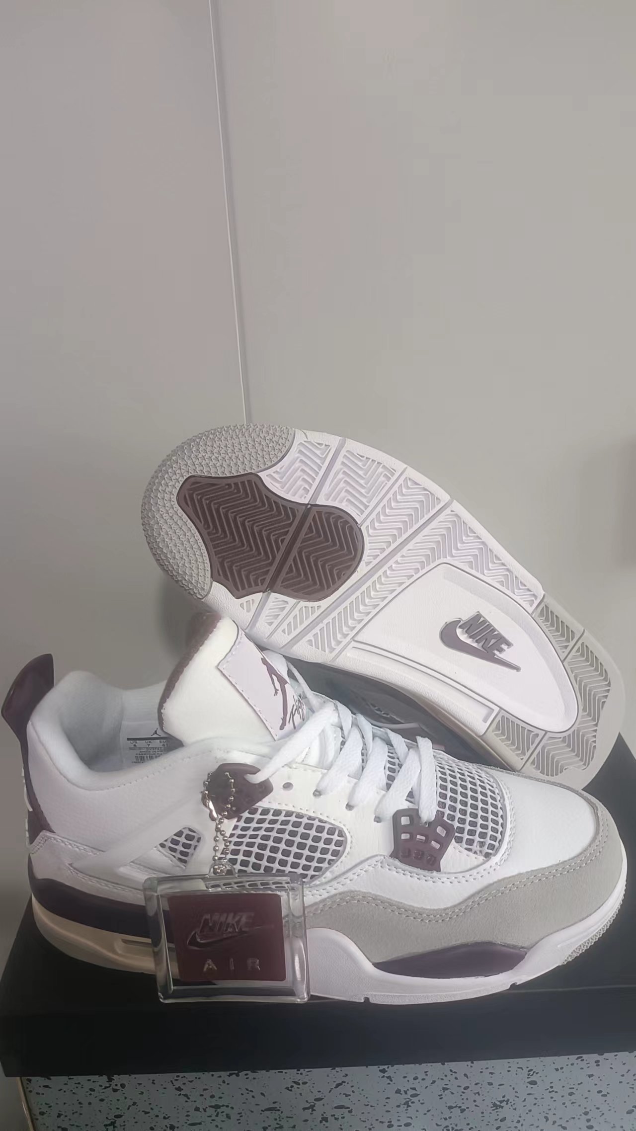 Jor-dan 4 Leather (H-j22)