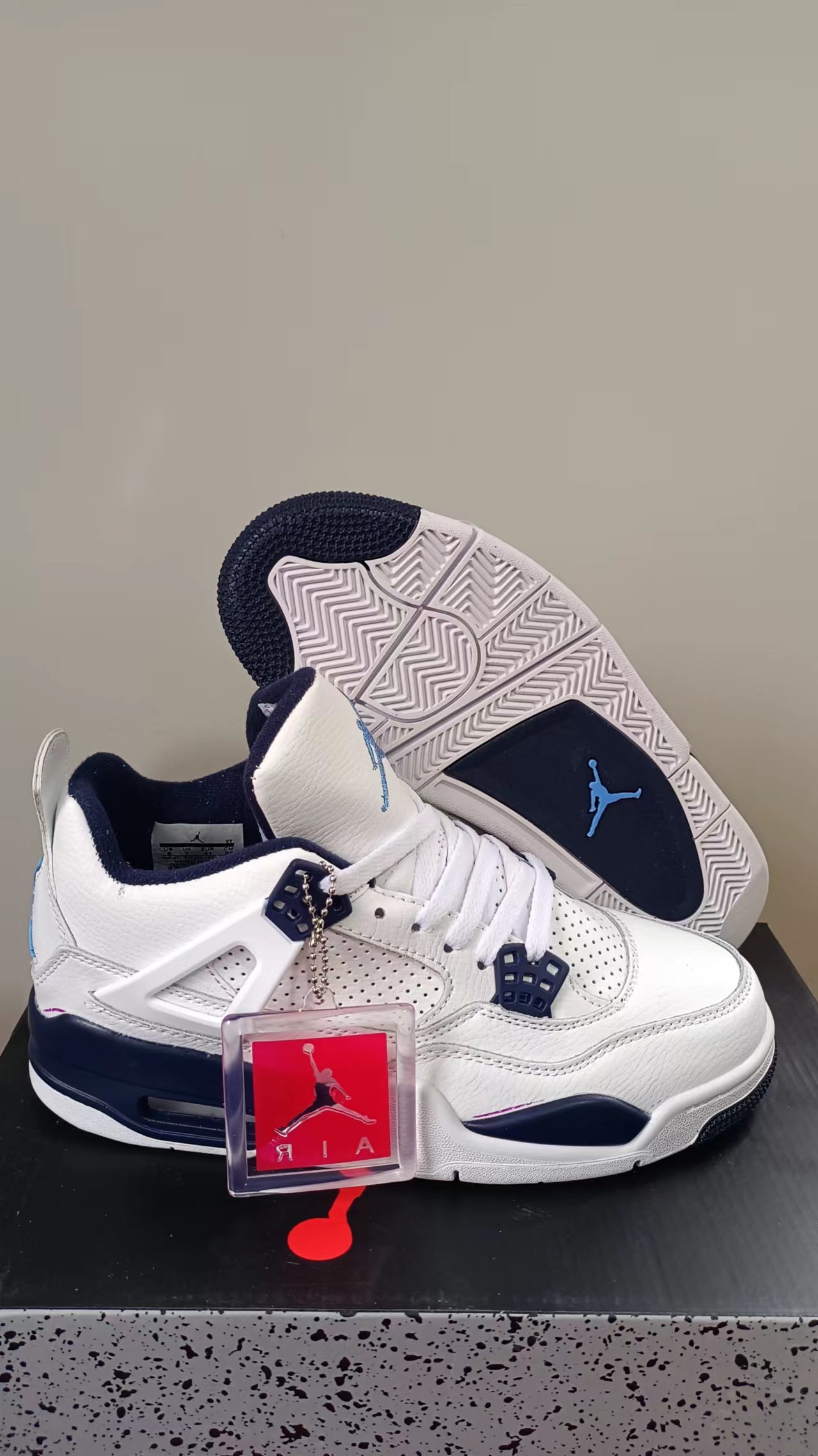 Jor-dan 4 Leather (H-j22)