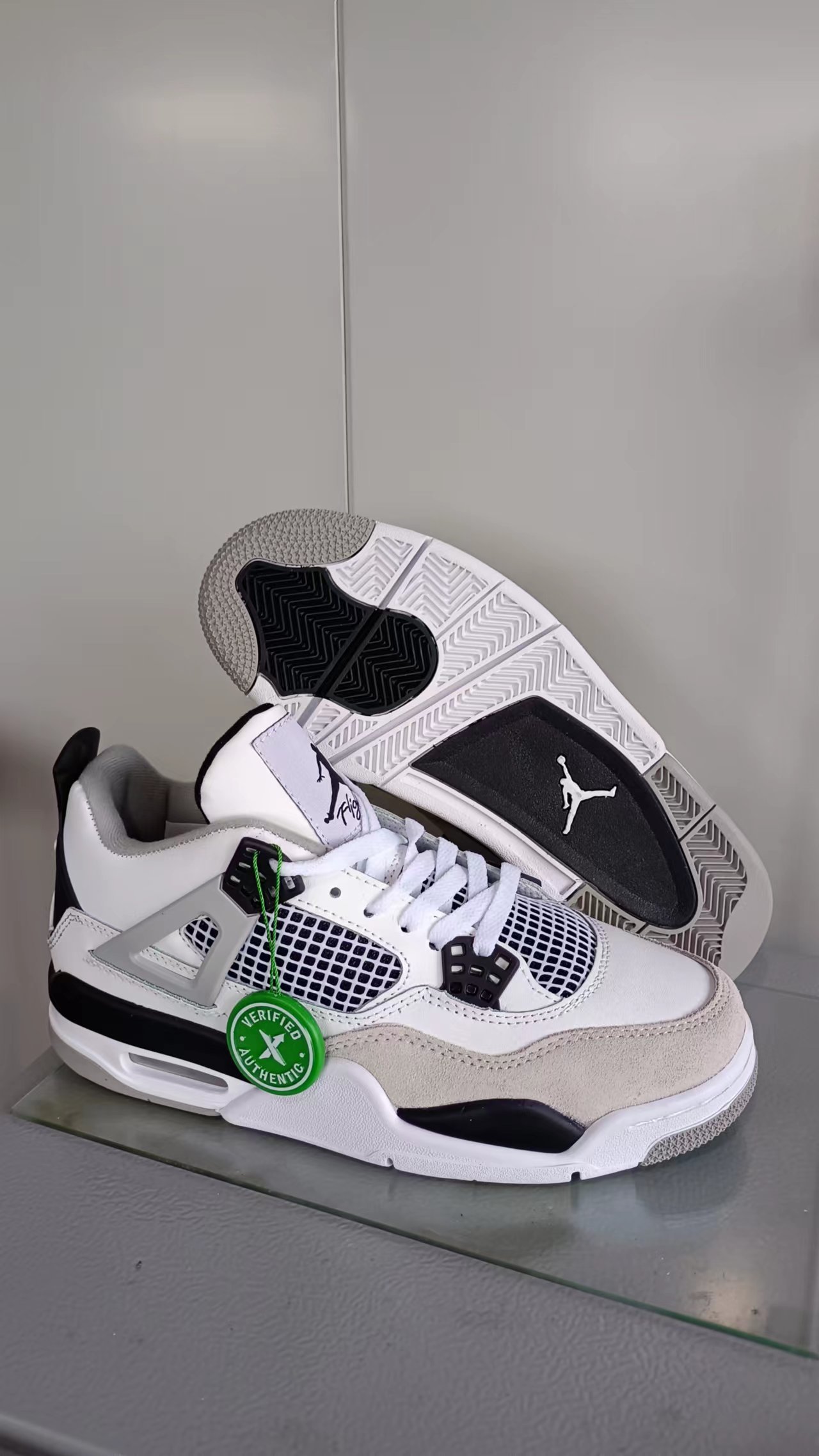 Jor-dan 4 Leather (H-j22)