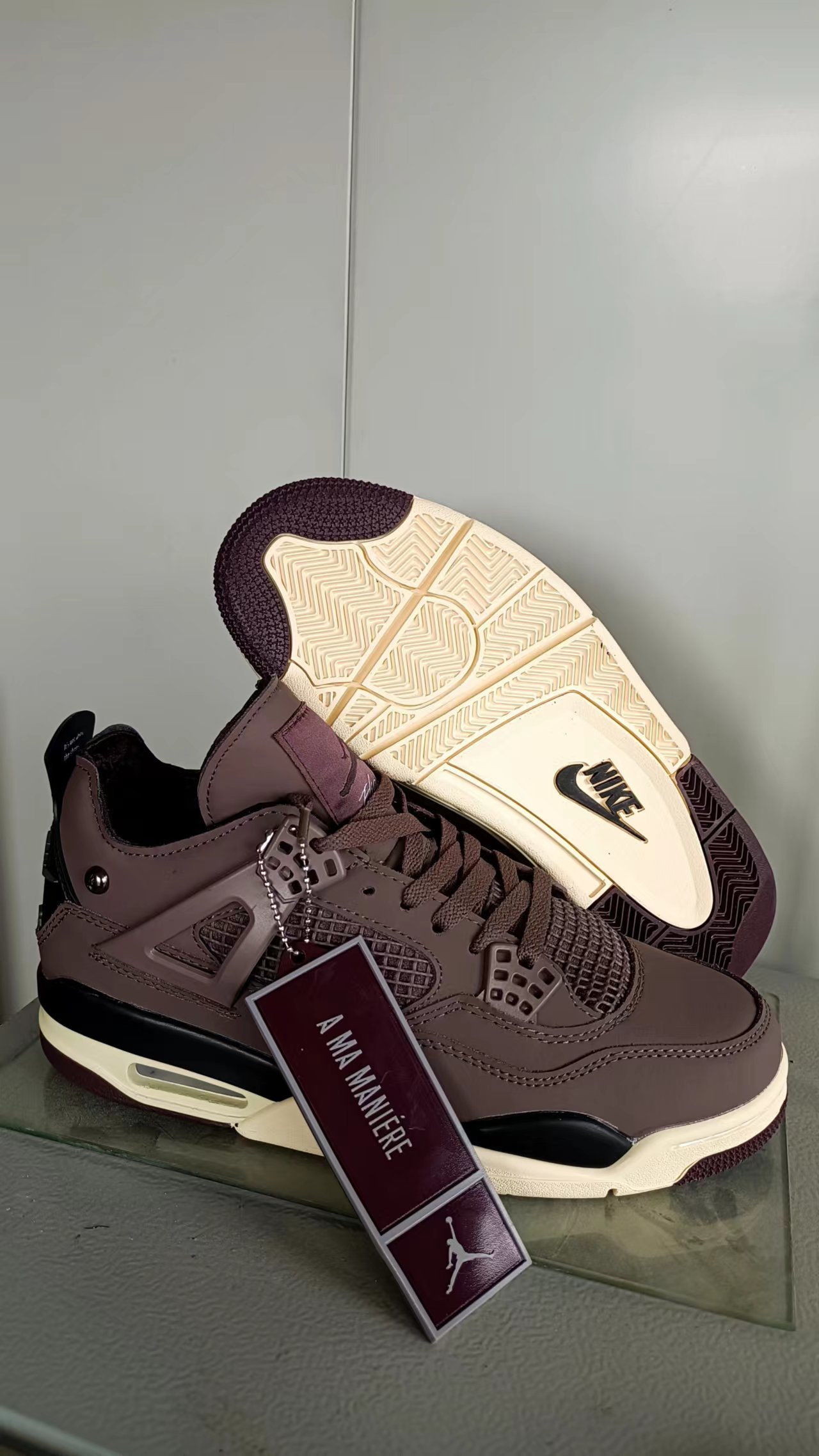 Jor-dan 4 Leather (H-j22)
